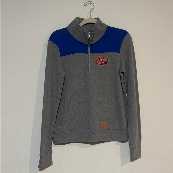 PINK gators 🐊 Quarter Zip Hoodie size small (PINK runs SLIGHTLY bigger) - Picture 4 of 6